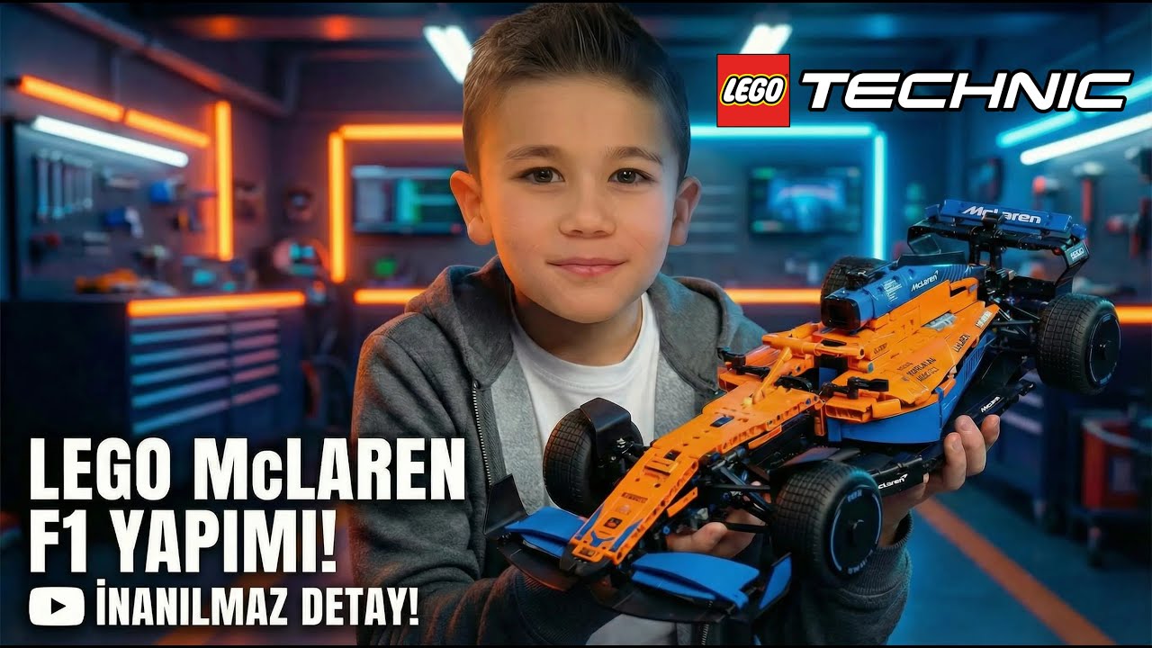 Efsane Oldu!! | Mclaren F1 Lego Technic Yapıyoruz.