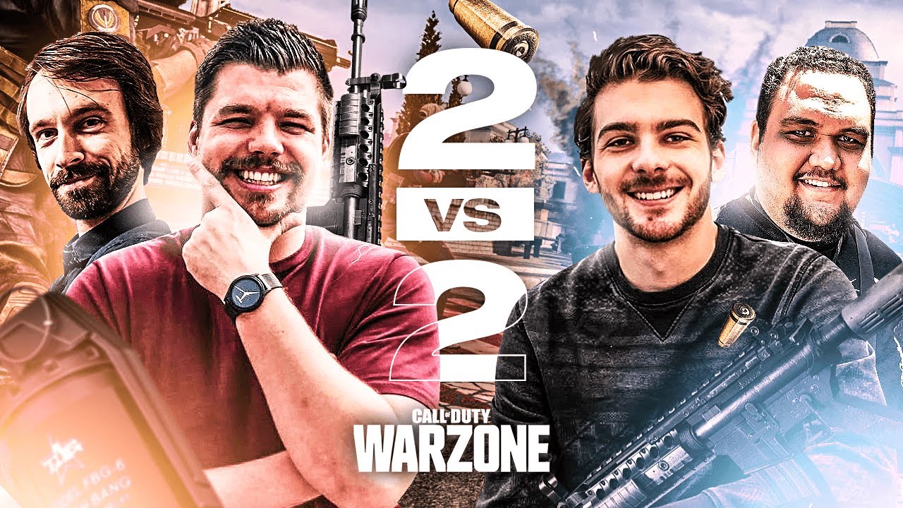 SKYRROZ ET BERDY VS PROZE ET MABZOUEL SUR WARZONE !