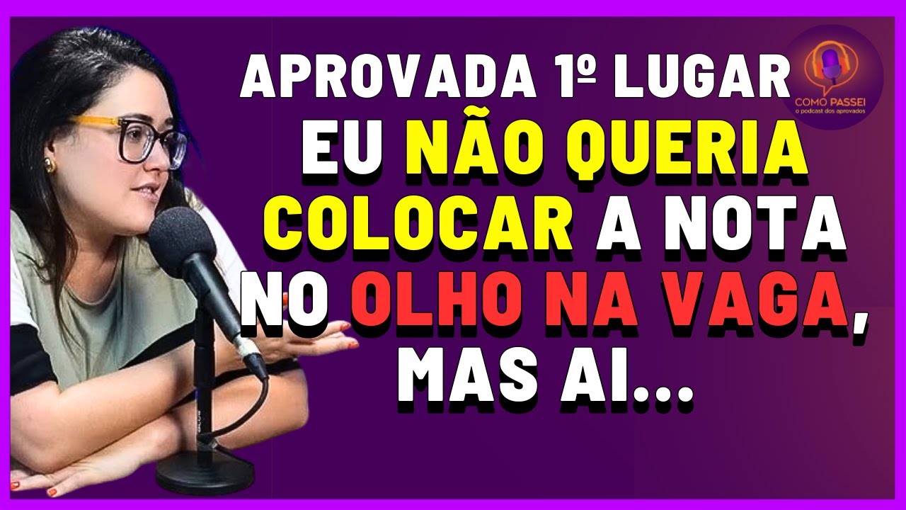 Ela N&atilde;o Queria Colocar a Nota no Ranking Olho na Vaga para Concursos P&uacute;blicos