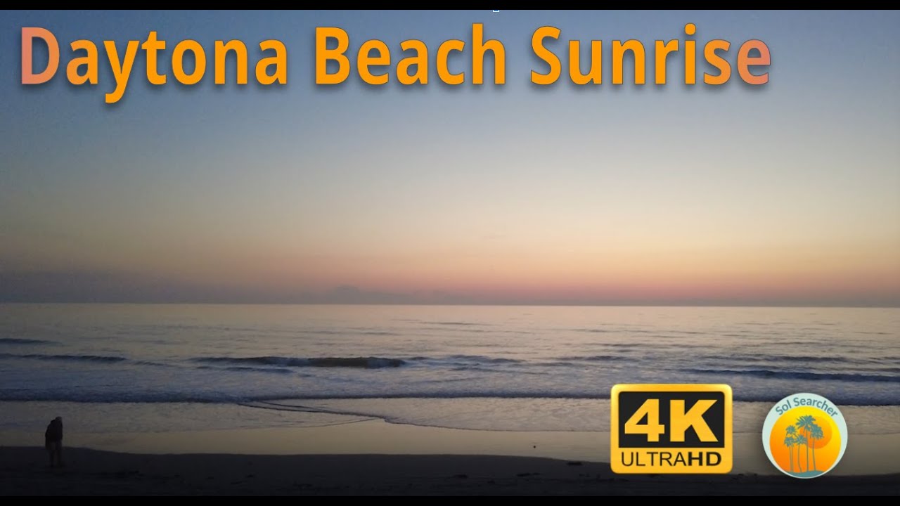 ASMR Sunrise at Daytona Beach
