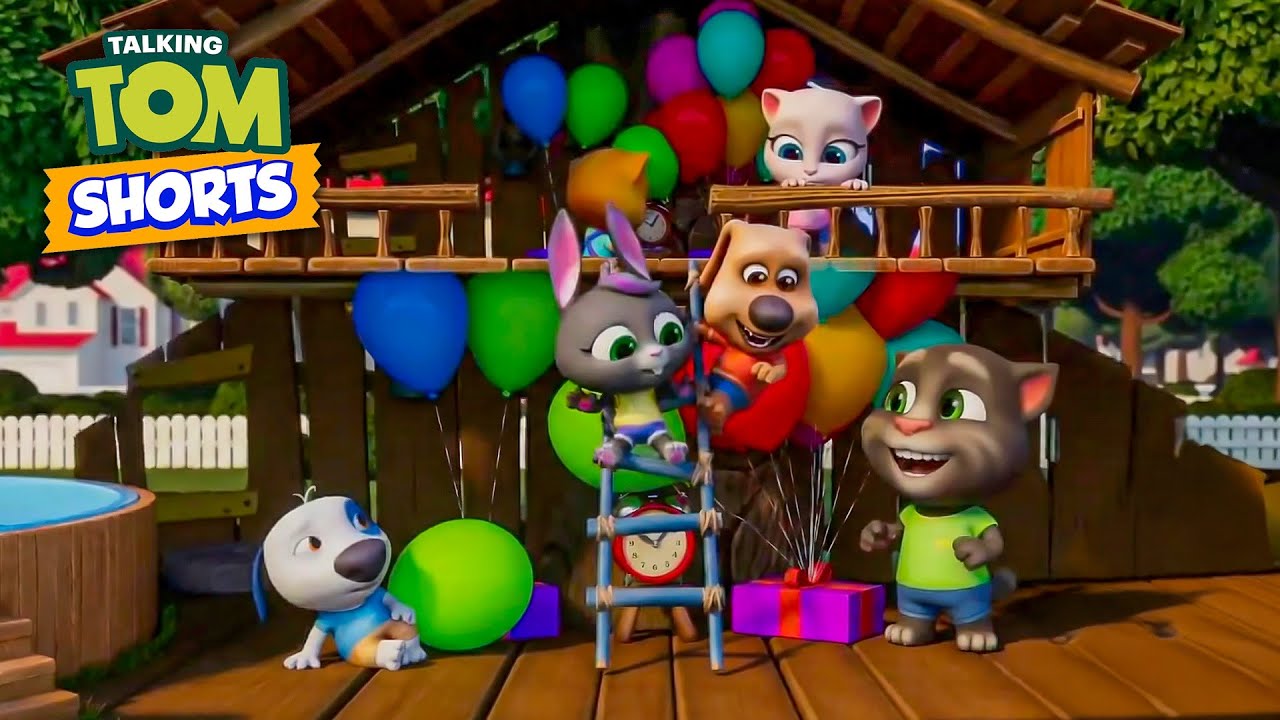 Talking Tom builds a castle with friends 🏰🐱 BEST FUNNY EPISODES ⭐ Toons Mania - English