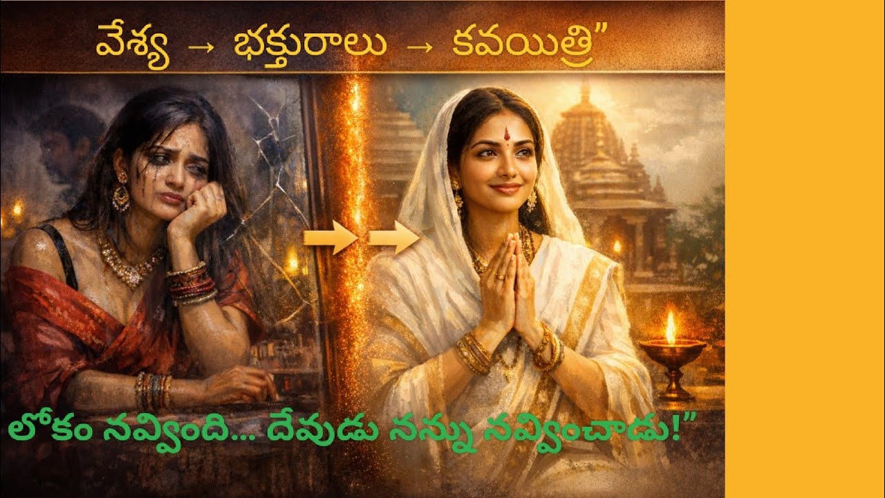 వేశ్య → భక్తురాలు →కవయిత్రి”ఉపశీర్షిక:లోకం నవ్వింది.దేవుడు నన్ను నవ్వించాడు@BADIMALASTORIESOFFICIAL 