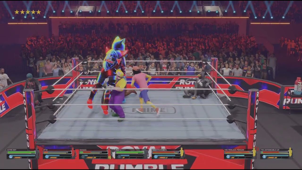 WWE 2K25 Random Created superstar royal rumble part 43