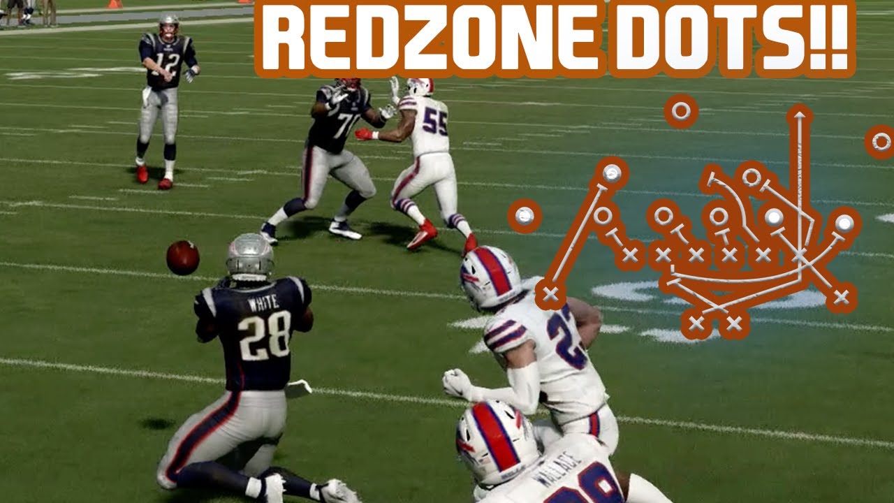 THIS IS HOW I SCORE TD'S IN THE REDZONE EVERY TIME [MADDEN 20 TIPS] DOTS AND LAZERS