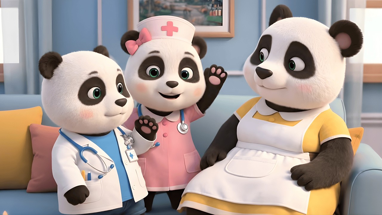 🐼 Baby Panda Brothers Act as Doctors 👨‍⚕️ | Helping Their Sick Mom Feel Better ❤️ | Baby Panda