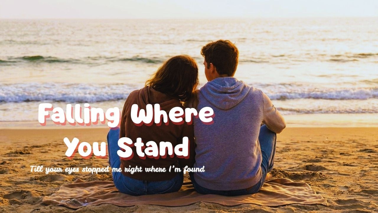 Falling Where You Stand – Official Music Video 🧡 | Emotional Romantic Original Song