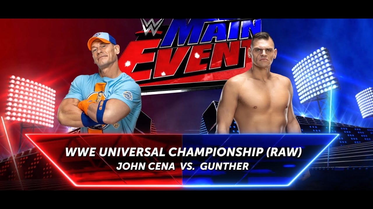 JOHN CENA vs GUNTHER 🔥 Farewell Match | WWE 2K PS5 Main Event
