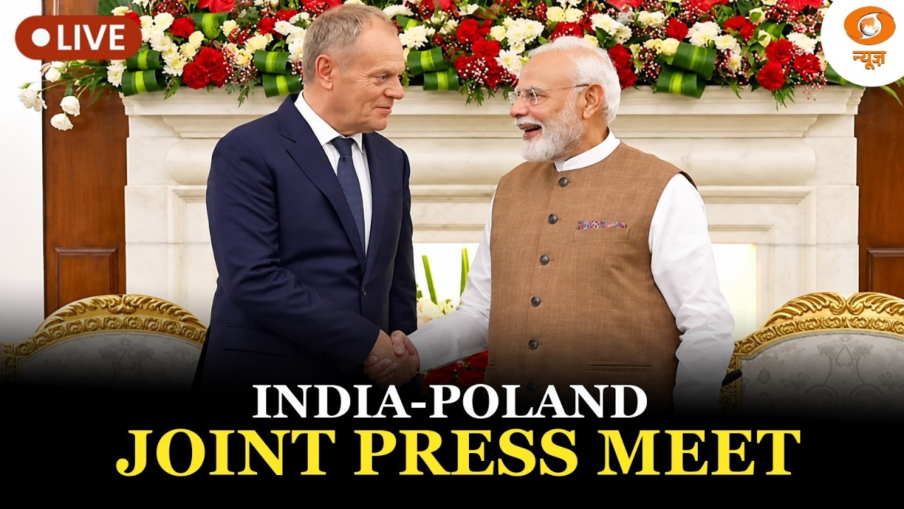 LIVE: Exchange of MoUs and Press Statements by PM Modi and Prime Minister of Poland