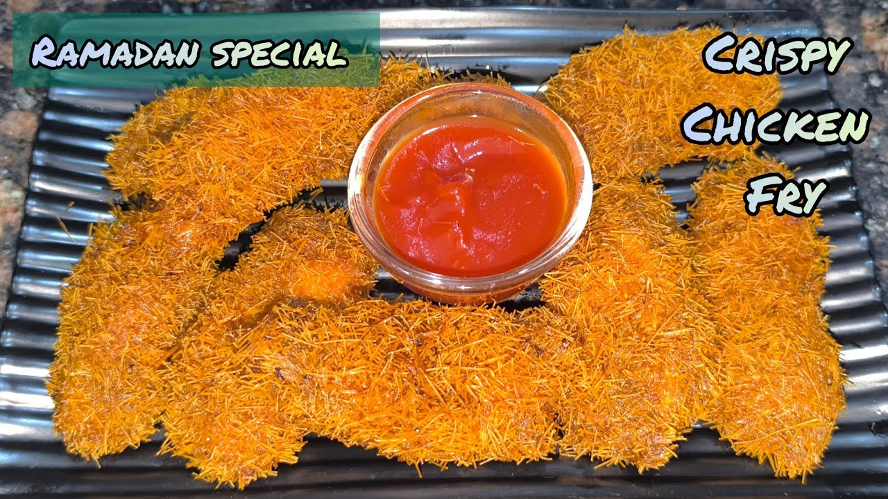 Crispy Chicken Vermicelli Fry Recipe | Iftar Snacks Recipe  For Ramadan | ক্রিস্পি চিকেন ফ্রাই