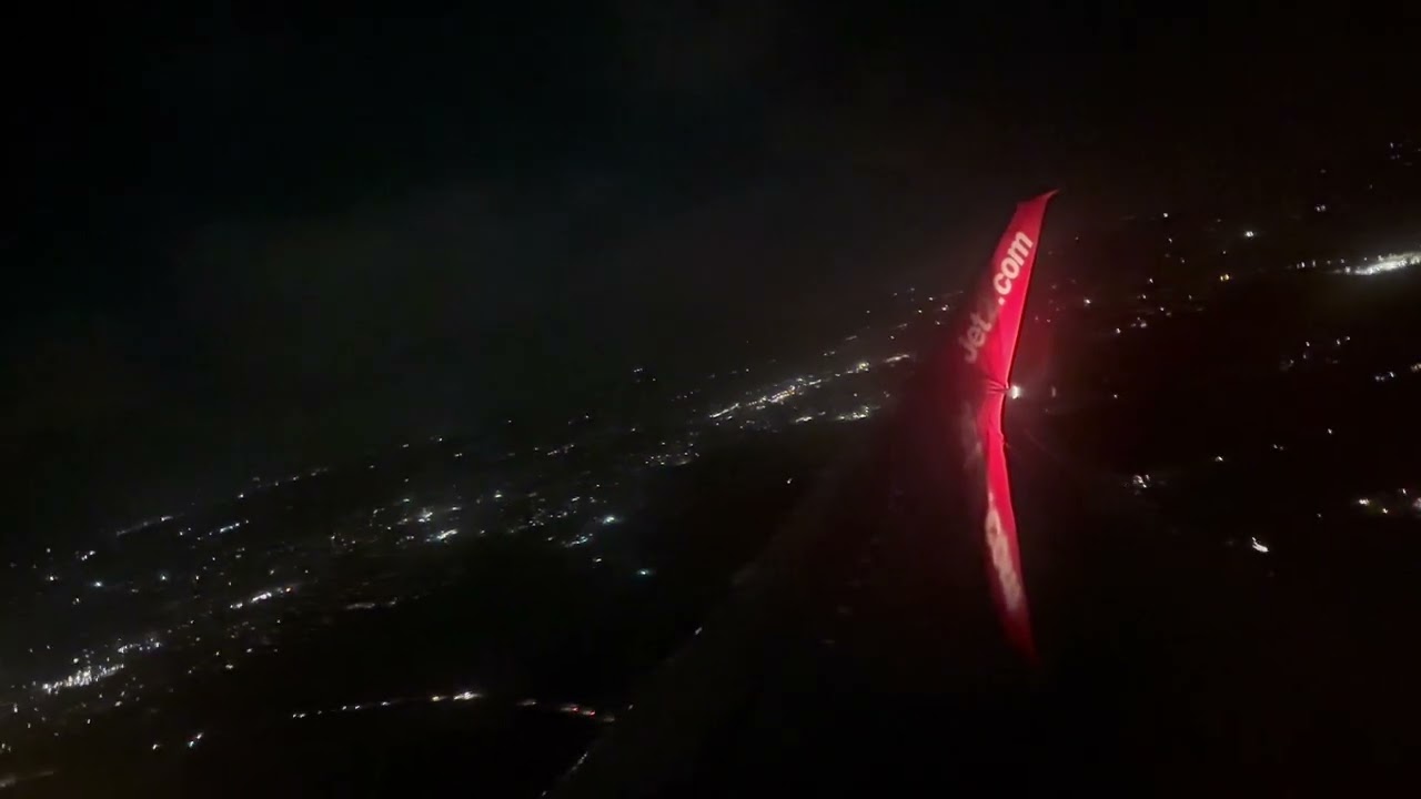 Jet2 night time departure from Manchester International