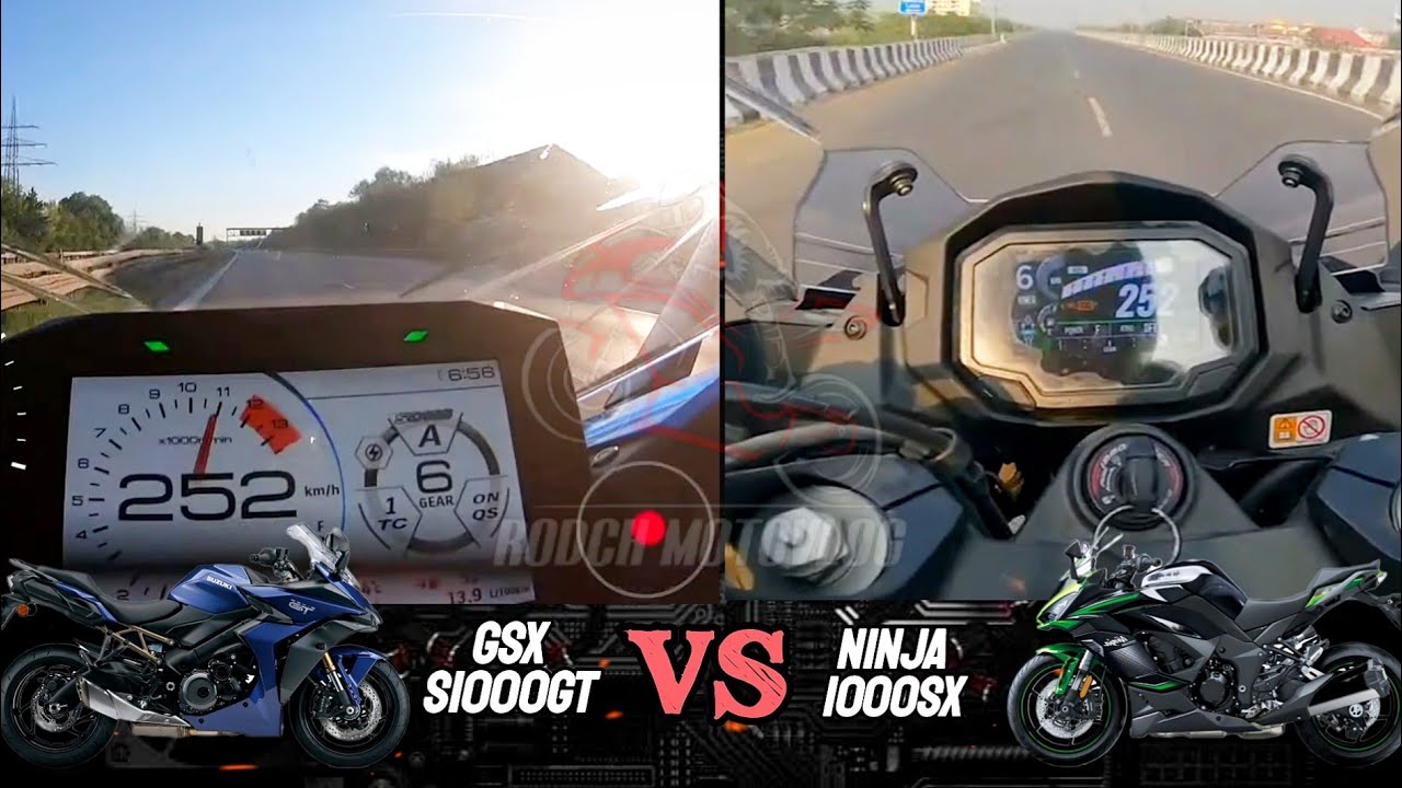 Suzuki GSX S1000GT 🆚️ Kawasaki Ninja 1000SX | Top Speed Attempt 🔥🔥