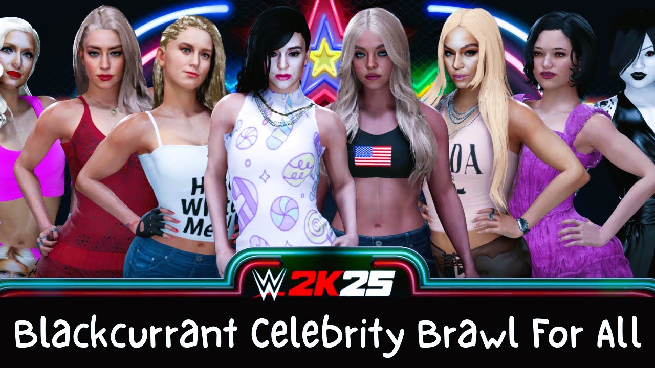 WWE 2K25: Blackcurrant Celebrity Brawl For All