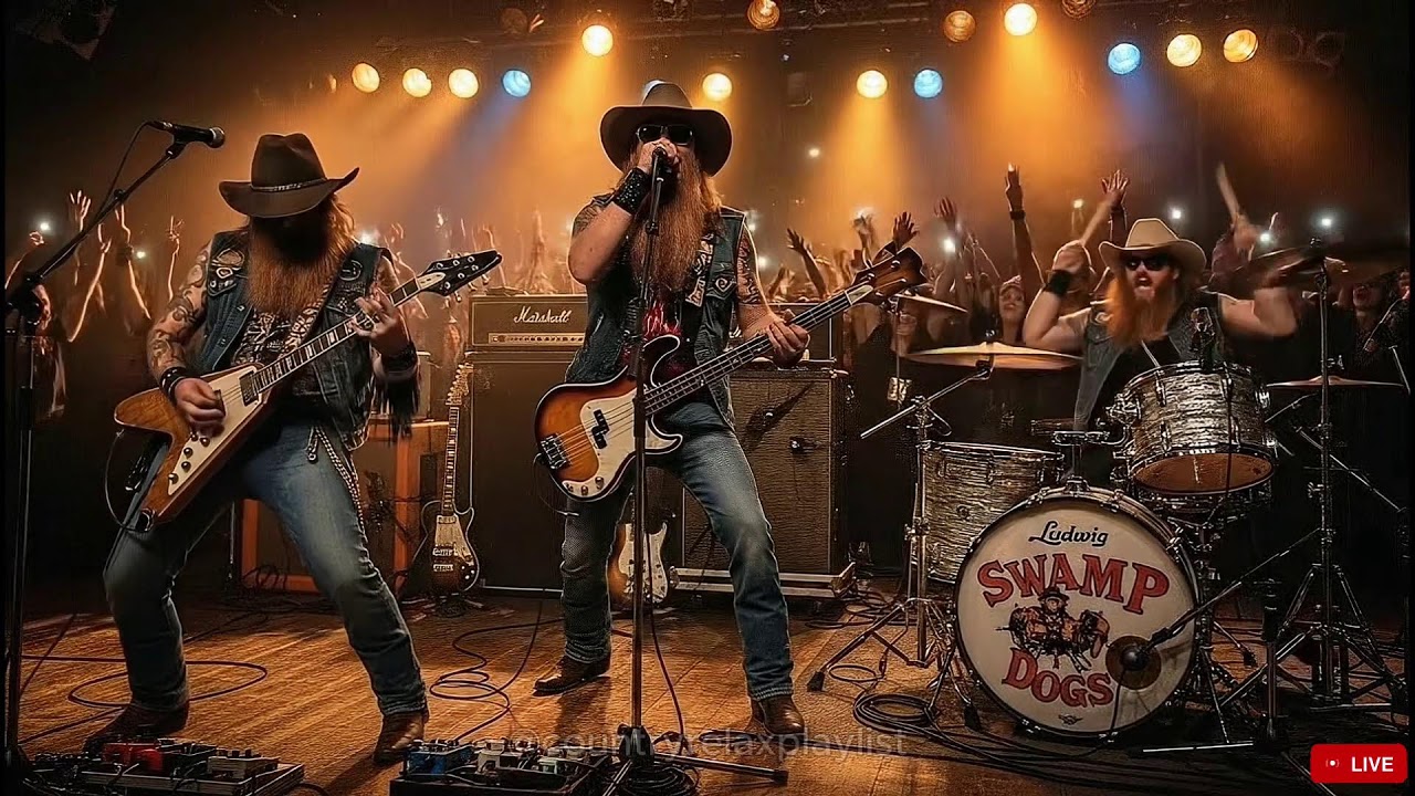🔥Southern Rock Inferno 2025 | Texas Outlaw Power & Vintage | 🎸 Lynyrd Skynyrd & ZZ Top Vibes