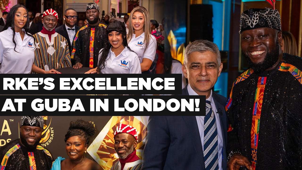 RKE GOES FROM GHANA TO LONDON: A NIGHT OF EXCELLENCE AT THE GUBA AWARDS!