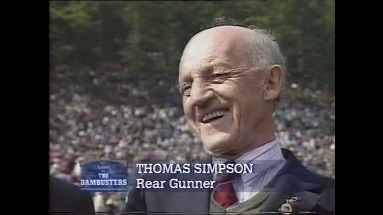 Dambusters 50th anniversary Remembrance Day News. Derwent Dam. May 1993. Interviews with Airmen.