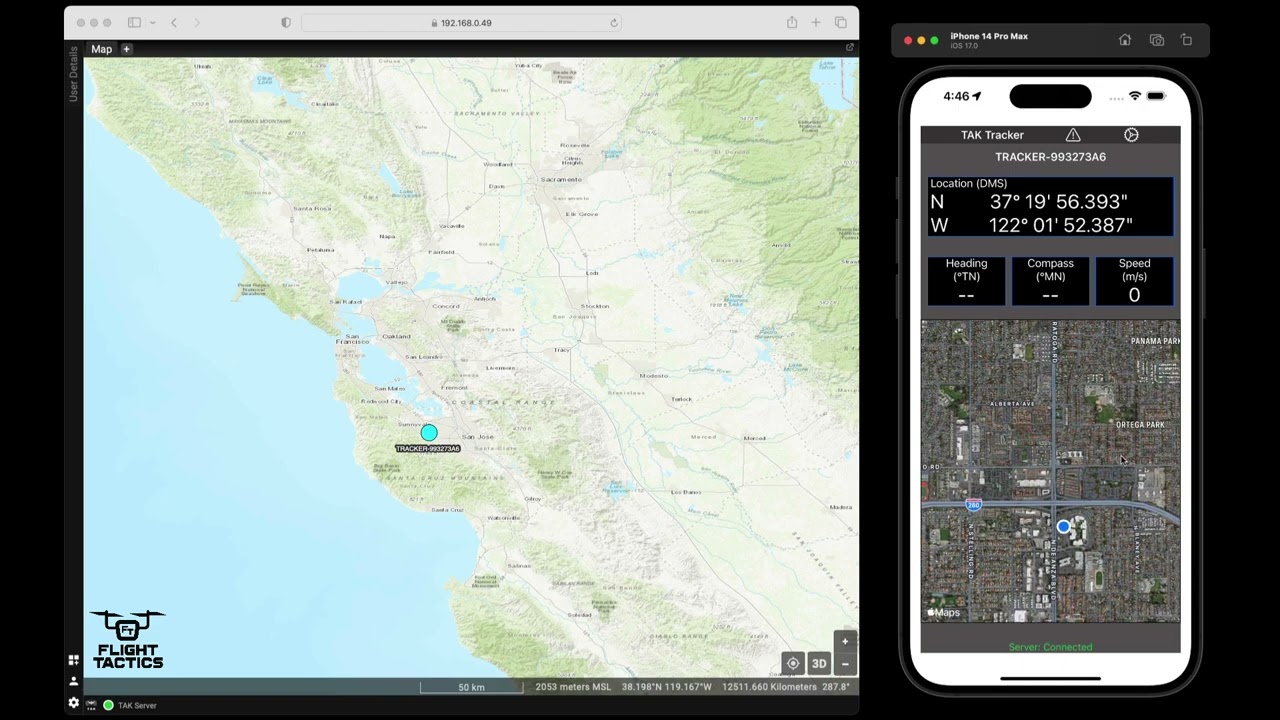 Flight Tactics iOS TAK Tracker v1.0 Walkthrough