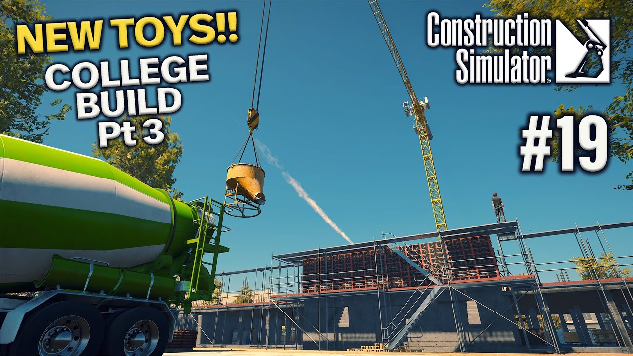 NEW CONSTRUCTION SIMULATOR 2022 | #19 | COLLEGE BUILD Pt 3 | PS5.