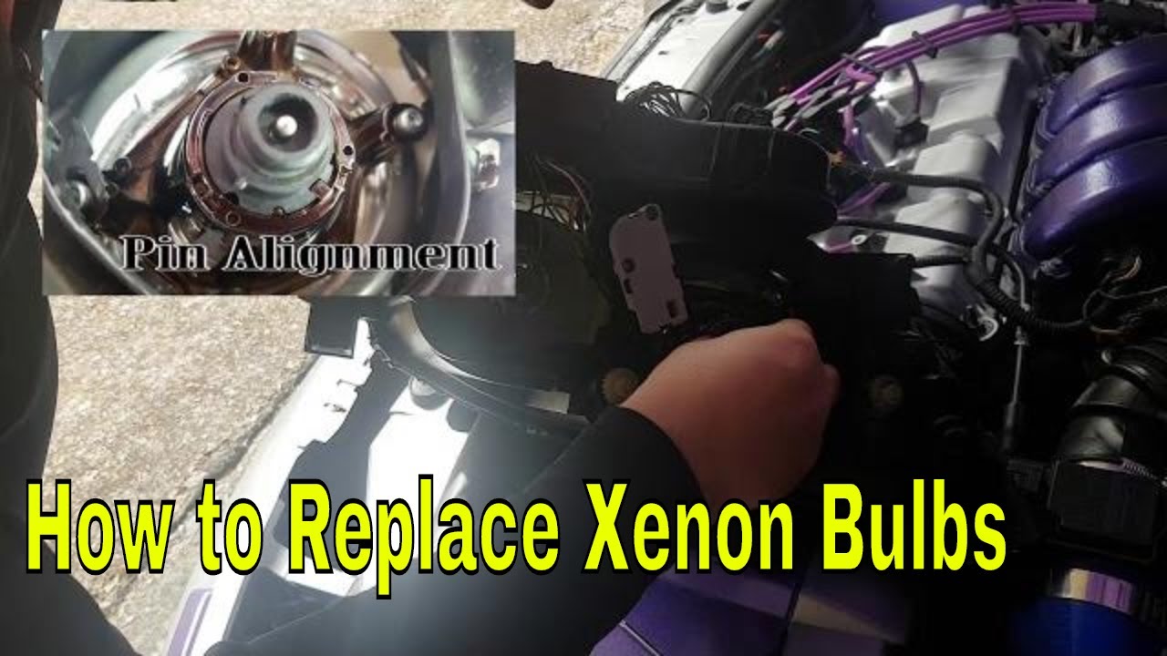 How to replace xenon bulb on a Ford Mondeo MK3