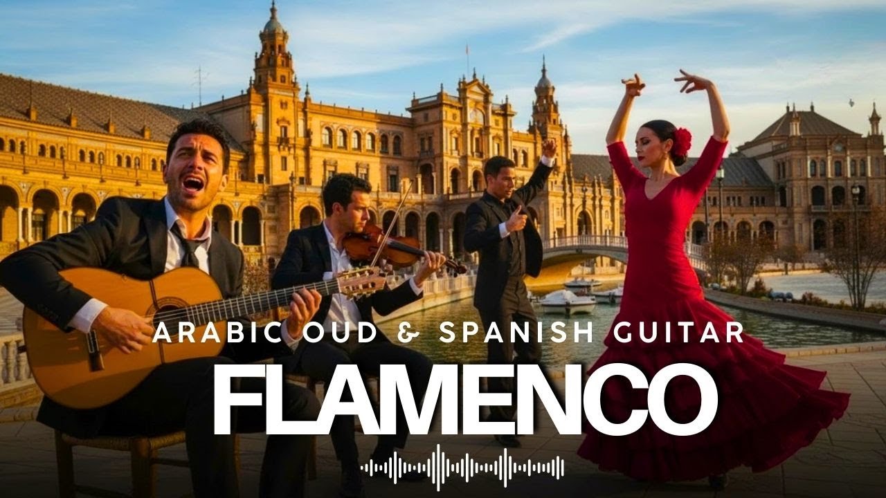 Flamenco Guitar Meets Oud 🎵 Passionate Andalusian - Oriental Vibes - Arabic & Spanish Instrumental