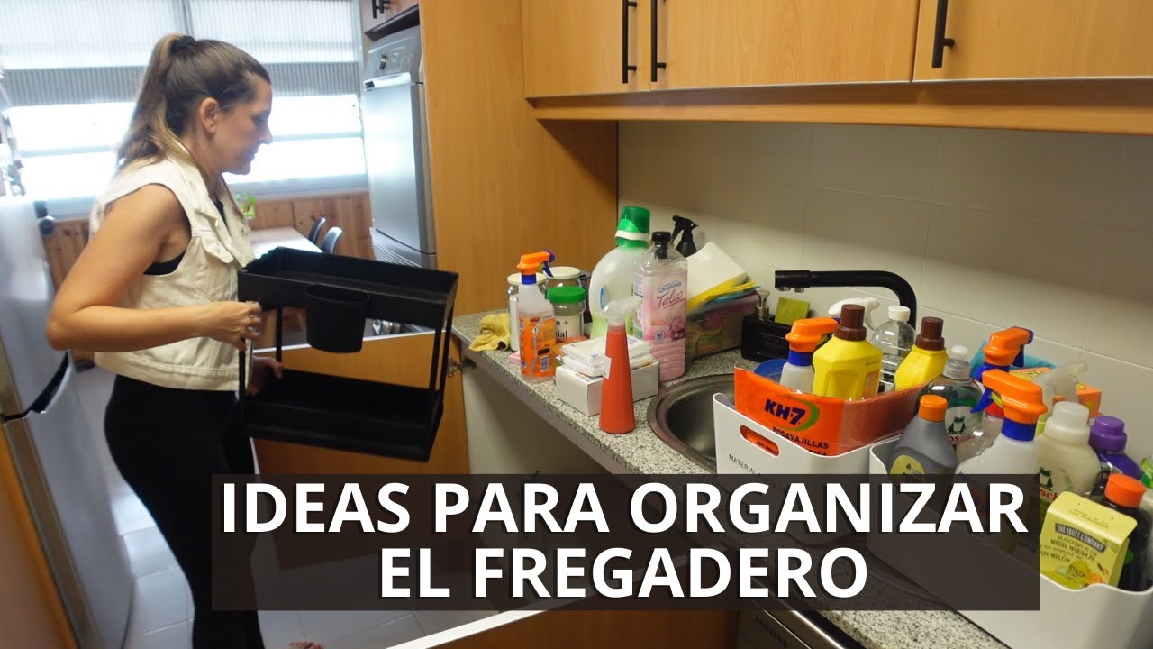 Como Organizar DEBAJO del FREGADERO ✨IDEAS  de ORGANIZACIÓN ✨
