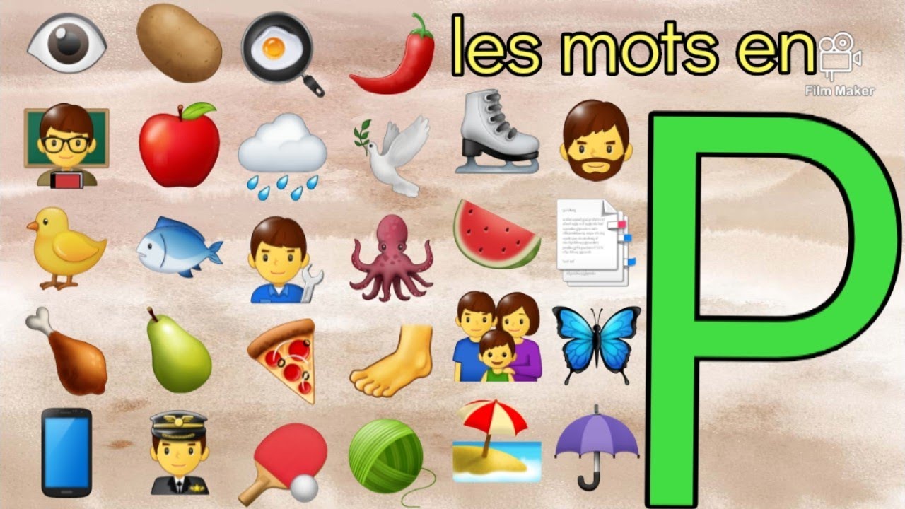 apprendre les mots qui commencent par la lettre P facilement en français