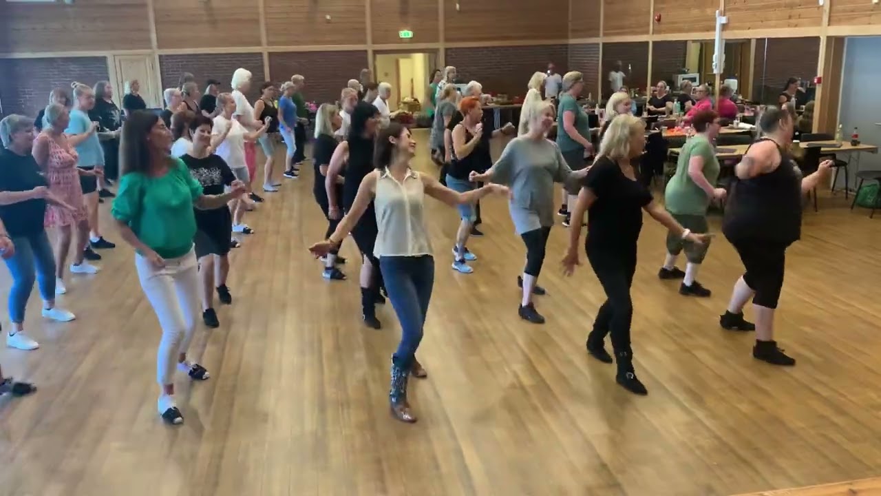 Them Boots - line dance demo by Jo