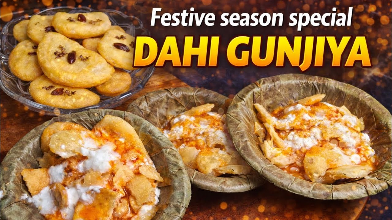 Dahi Gujiya Recipe | Festive Special Dahi Gujiya | Holi Special Soft & Creamy Gujiya