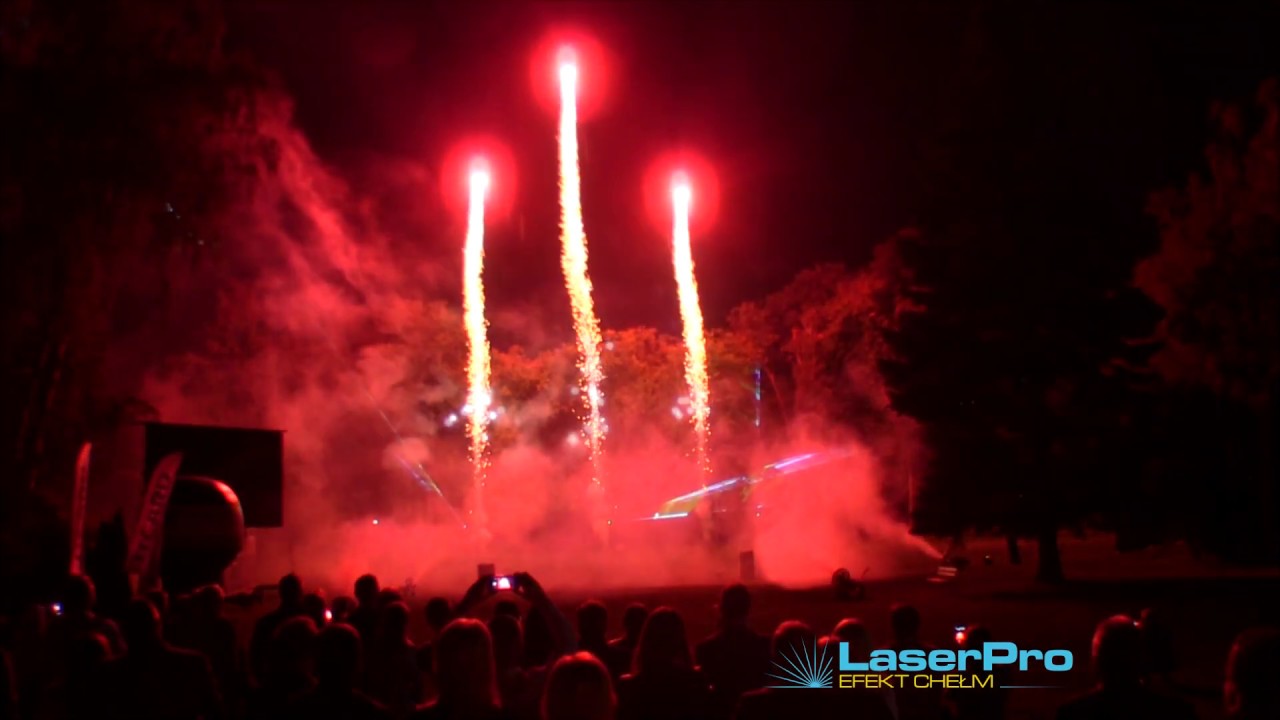 Pokaz laserowo-pirotechniczny cz.1