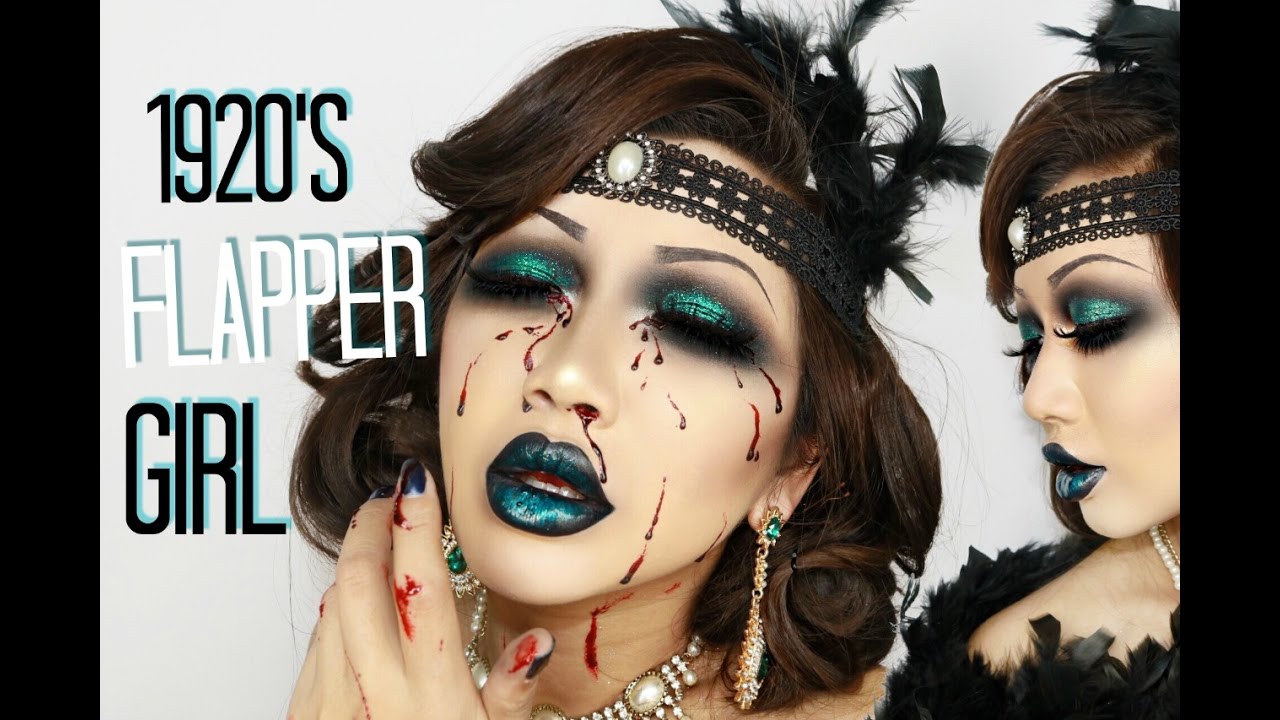 HALLOWEEN TUTORIAL || 1920's Flapper Girl