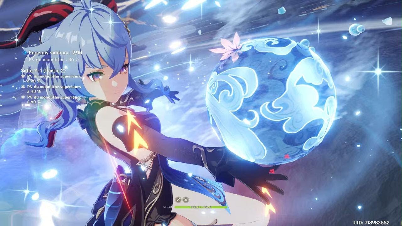 Abysse du 11/1/2026 Étage 9 a 11 (Genshin Impact)