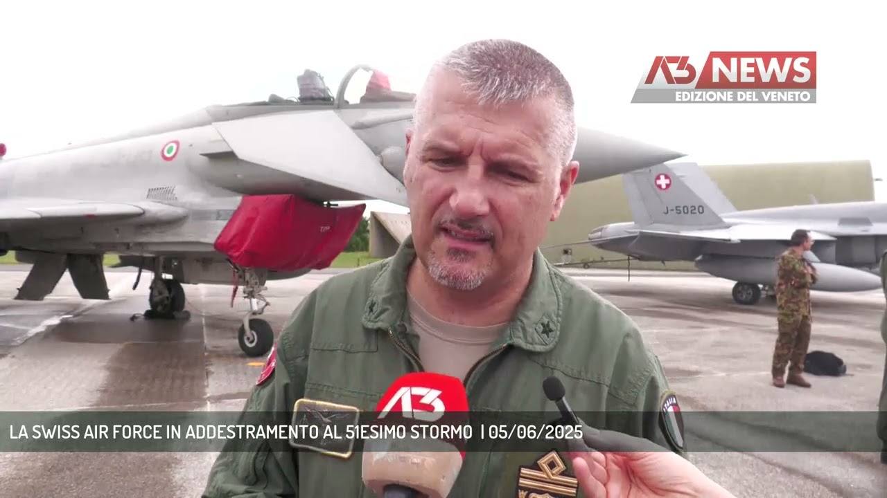 LA SWISS AIR FORCE IN ADDESTRAMENTO AL 51ESIMO STORMO  | 05/06/2025