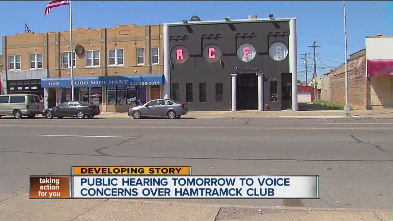 Public hearing for Club Aces in Hamtramck