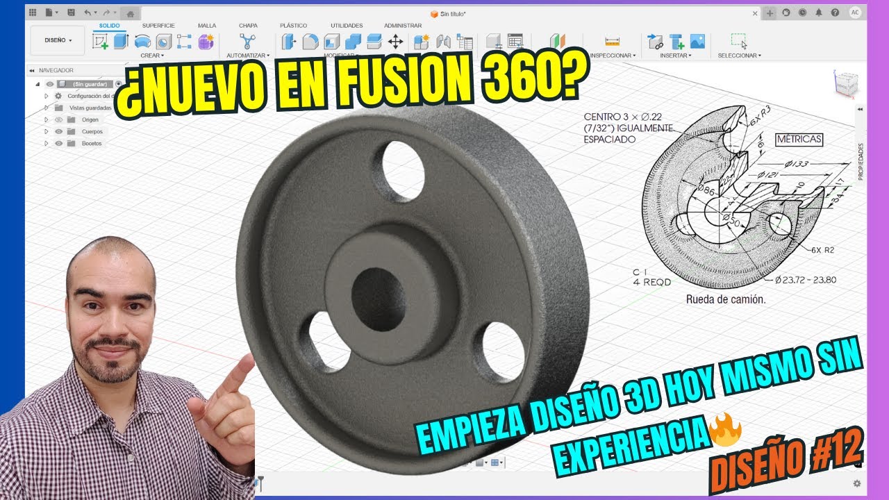 Aprende a Modelar en 3D con FUSION 360 en Este Tutorial #12 - PASO A PASO!