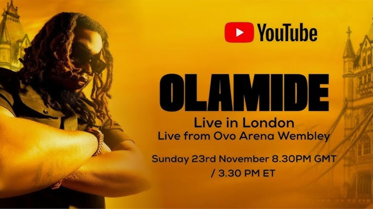 “OLAMIDE Live in London! Raw, Unfiltered Energy at OVO Arena Wembley” 🇬🇧 