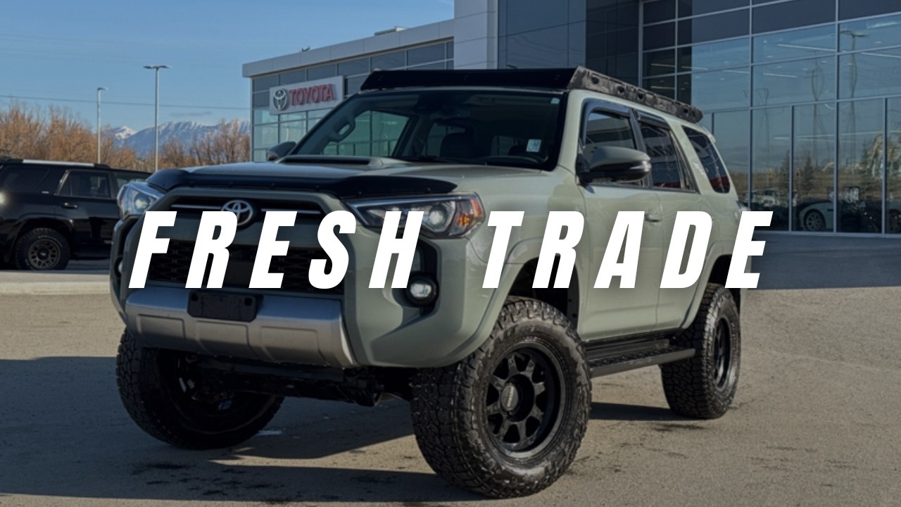 FRESH TRADE -  2022 TOYOTA 4RUNNER TRD OFF ROAD  - CRANBROOK TOYOTA