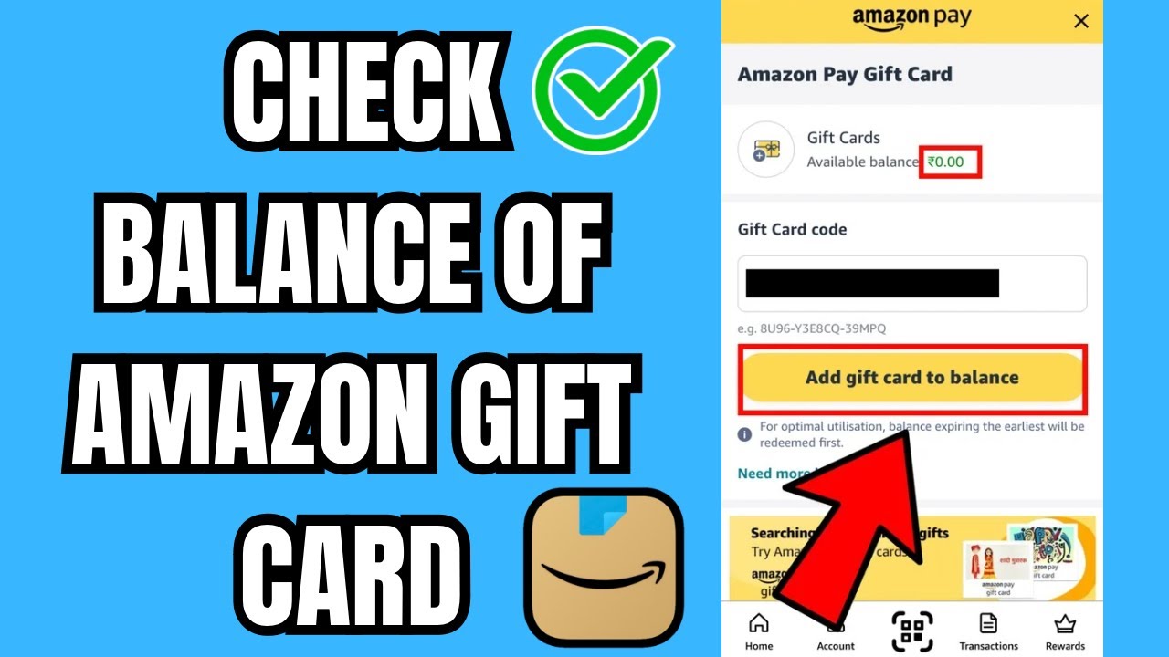 How to Check Balance of Amazon Gift Card