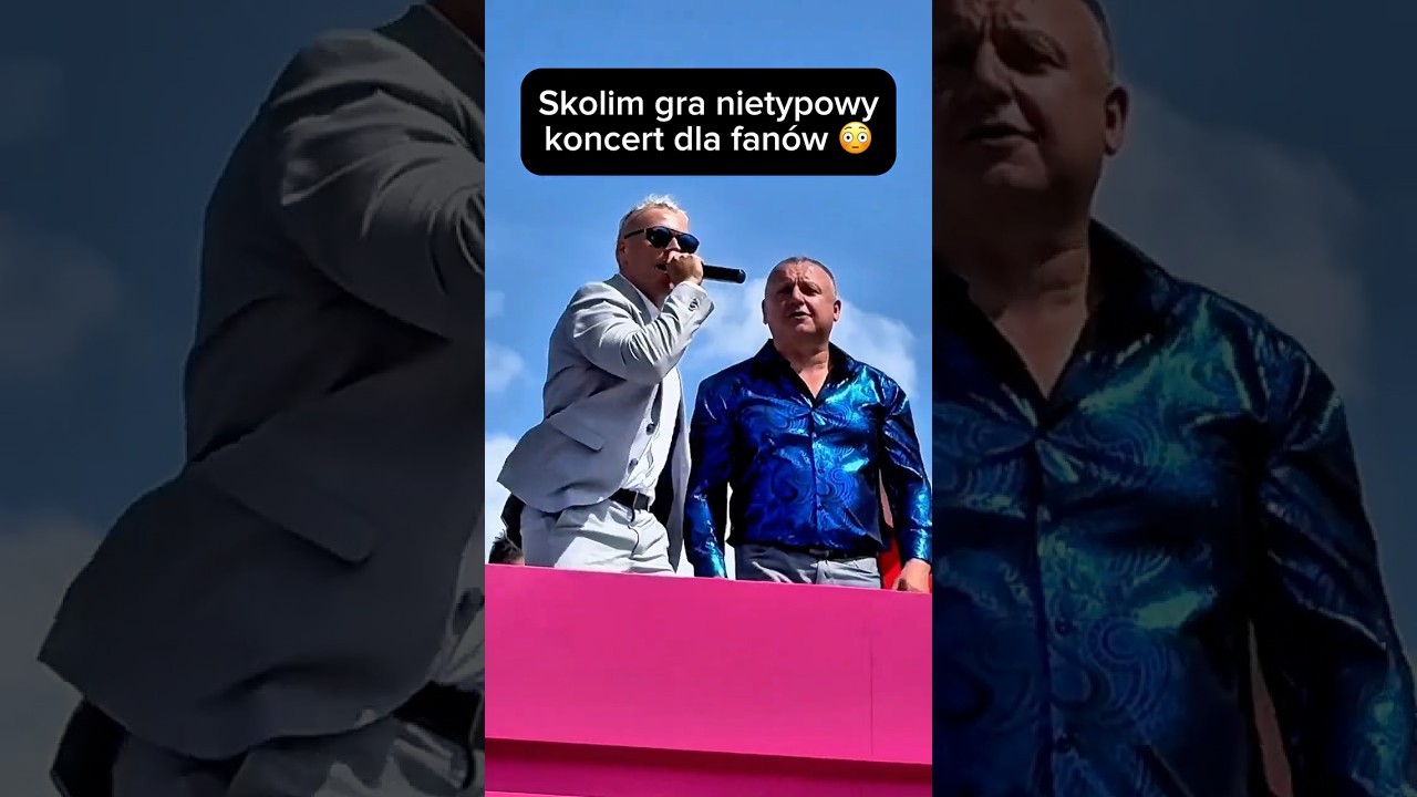 Skolim gra nietypowy koncert dla fan&oacute;w 😳 #skolim