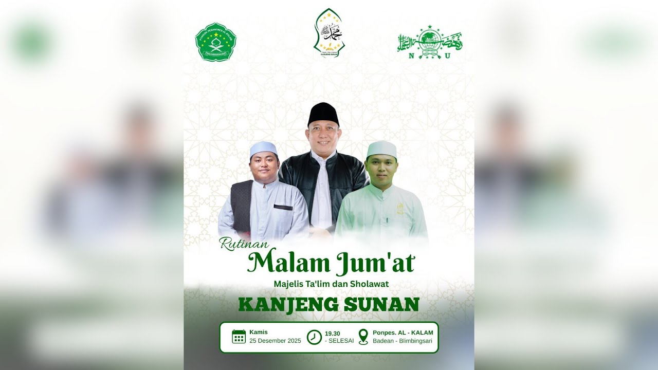 🔴AL-KALAM BERSHOLAWAT & RUTINAN - BERSAMA MAJLIS TA`LIM & SHOLAWAT KANJENG SUNAN BANYUWANGI