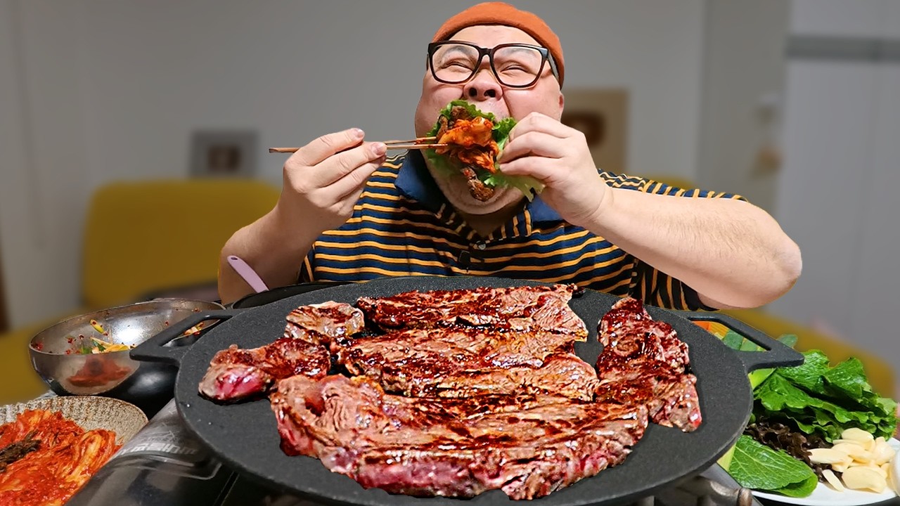 더고아재! 살살 녹는 투뿔 한우! 어디 갔어 내 소고기ㅋㅋㅋㅋ│Korean Beef Mukbang Eatingshow