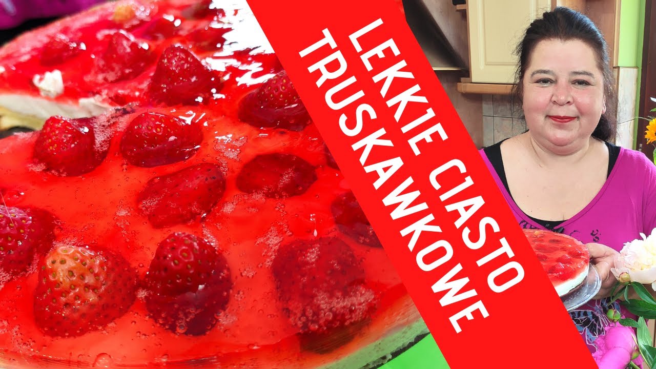 Lekkie ciasto truskawkowe