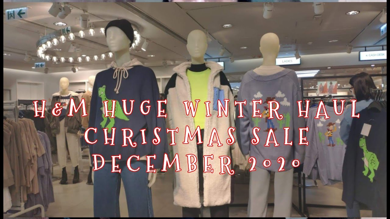 H&M HUGE WINTER CLOTHES CHRISTMAS SALE DECEMBER 2020
