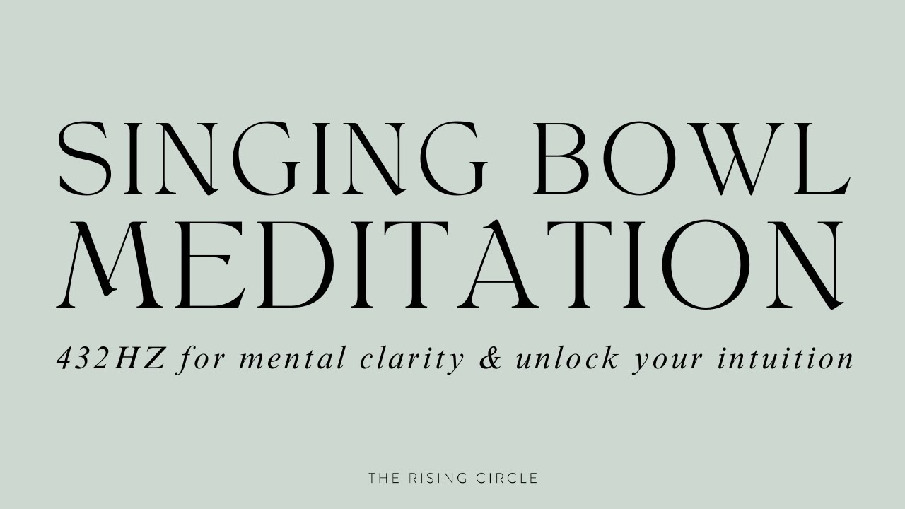 ✨ SINGING BOWL MEDITATION MUSIC | 587 HZ FREQUENCY TO RELEASE TENSION & STRESS | THE RISING CIRCLE ✨