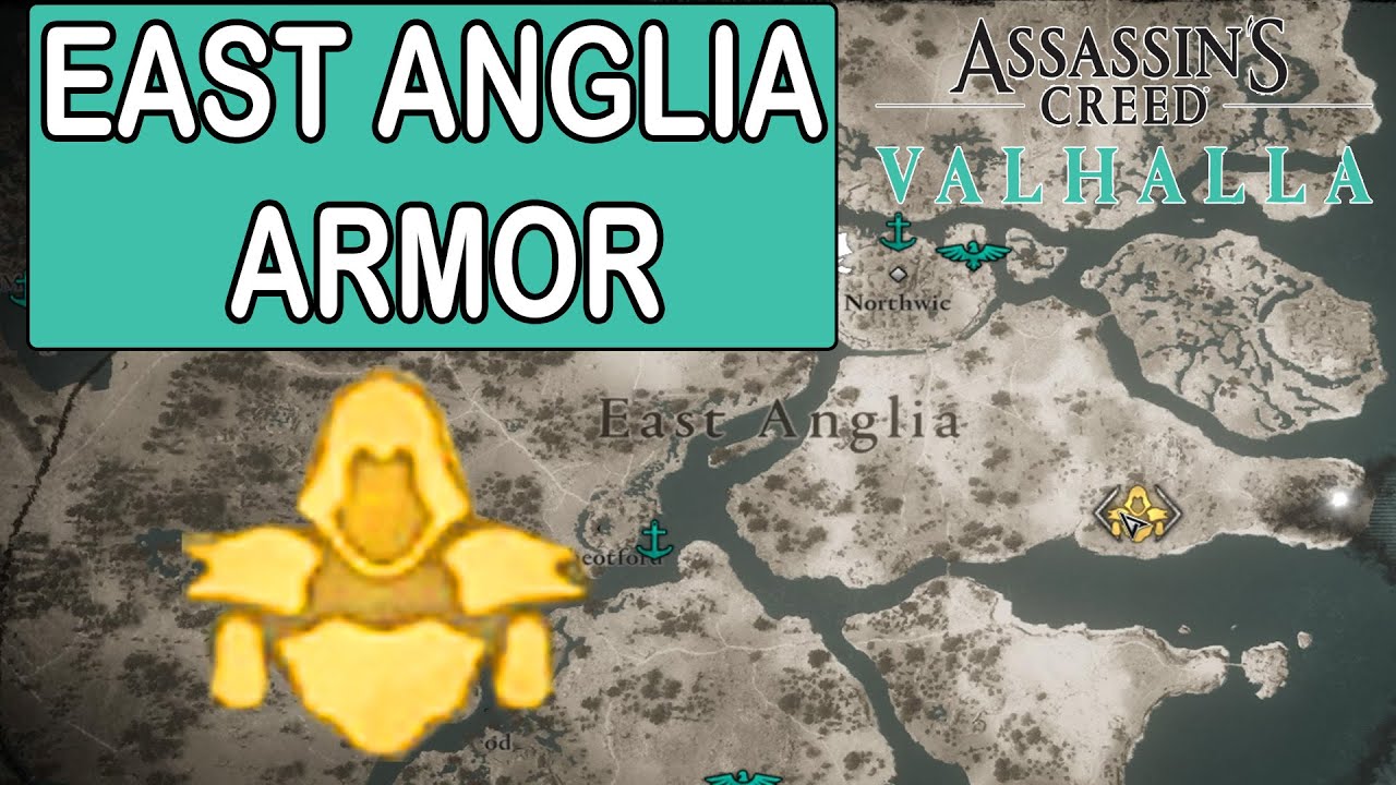 How to get Armor Gear in East Anglia Assassin's Creed Valhalla (Three Slots Statue)