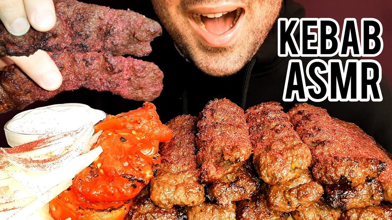 ASMR IRANIAN FOOD KEBAB MUKBANG|EATING SOUNDS|موکبانگ کباب و مخلفات