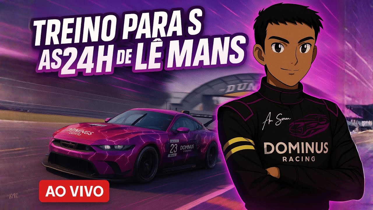 TREINO PARA AS 24H DE LE MANS 🏁 &mdash; stints longos, estrat&eacute;gia - !msg !comandos !pix