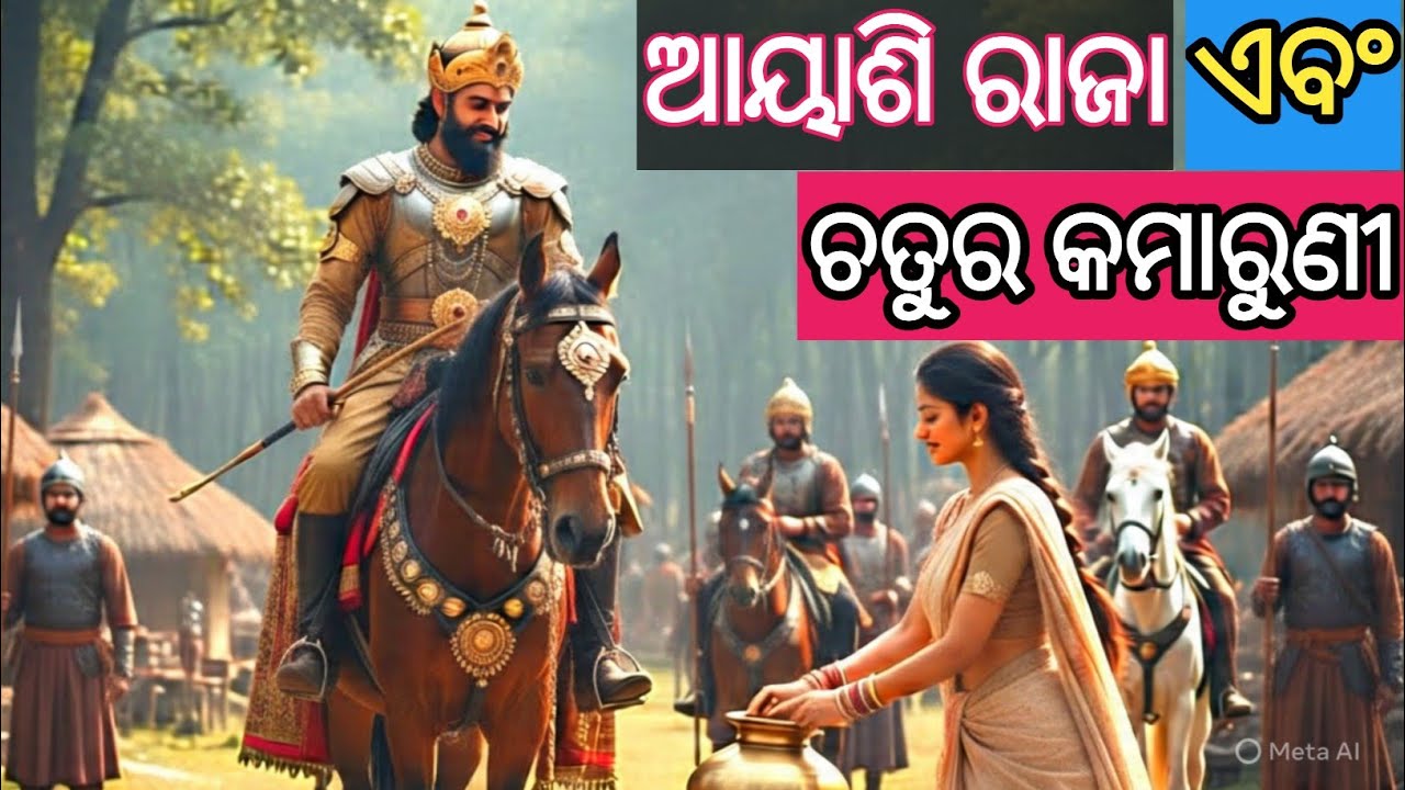 ଆୟାଶି ରାଜା ଓ ଚତୁର କମାରୁଣୀ | Ayashi Raja O Chatura Kamaruni | odia story | janiba katha