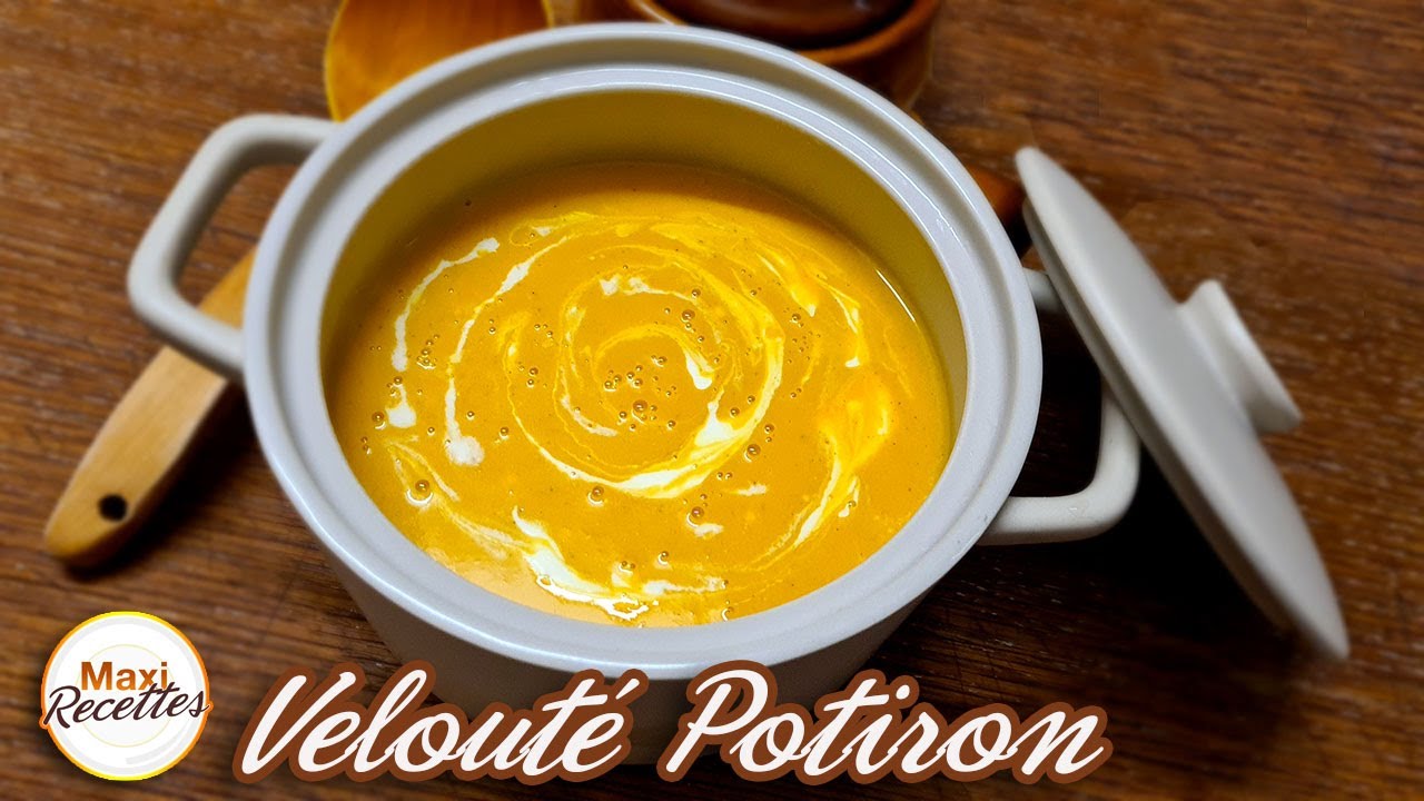Velouté de Potiron Recette Facile et Rapide