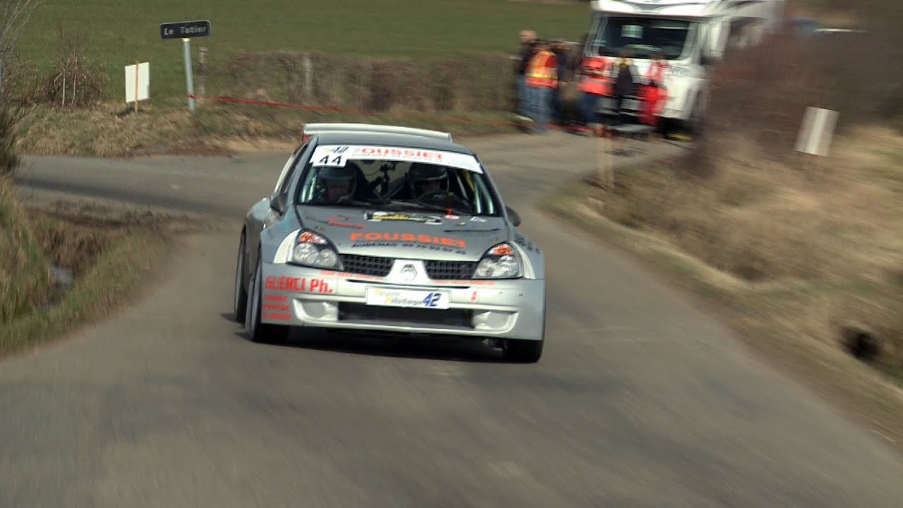 rallye baldomerien 2015 camera embarqu&eacute;e Renault Clio   video42
