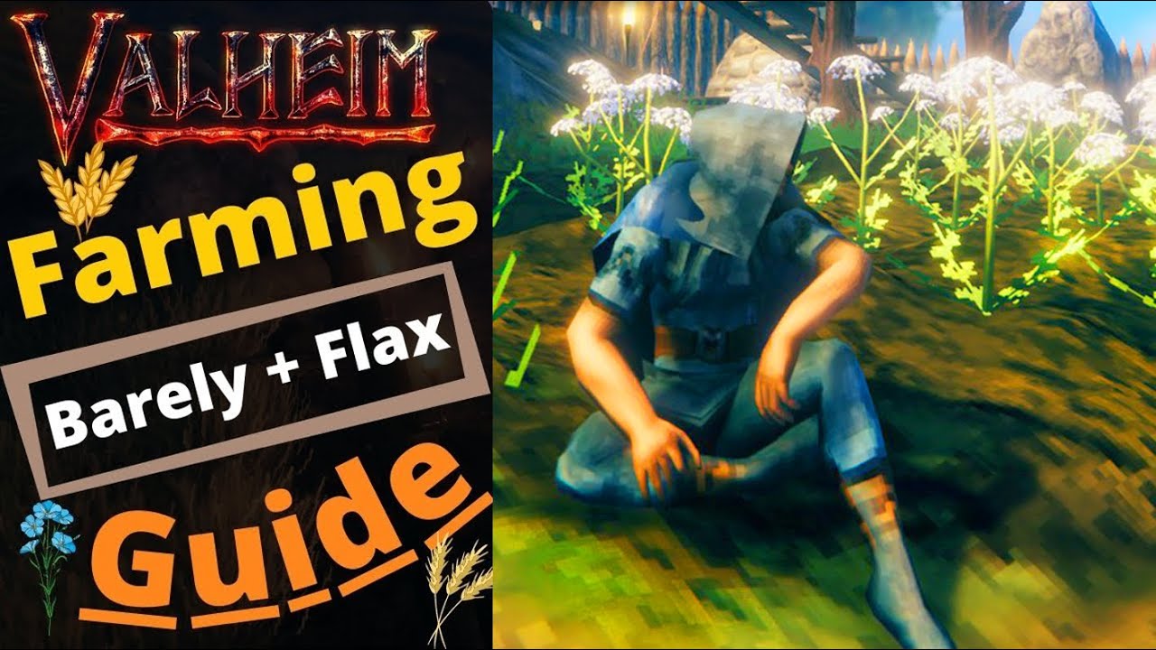 Valheim Guide | Farming Flax & Barley in The Plains - Plains Biome Tips + Black Metal Gear