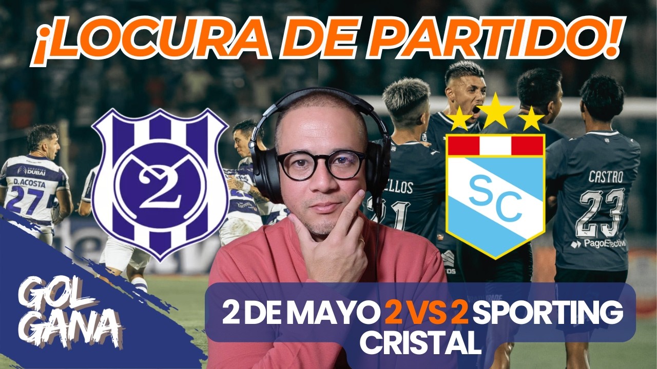 2 de Mayo 2 - 2 Sporting Cristal | Hincha de Alianza reacciona a partidazo por Copa Libertadores